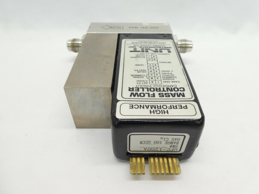 UNIT Instruments UFC-1200A Mass Flow Controller MFC 100 SCCM Cl2 Working Surplus
