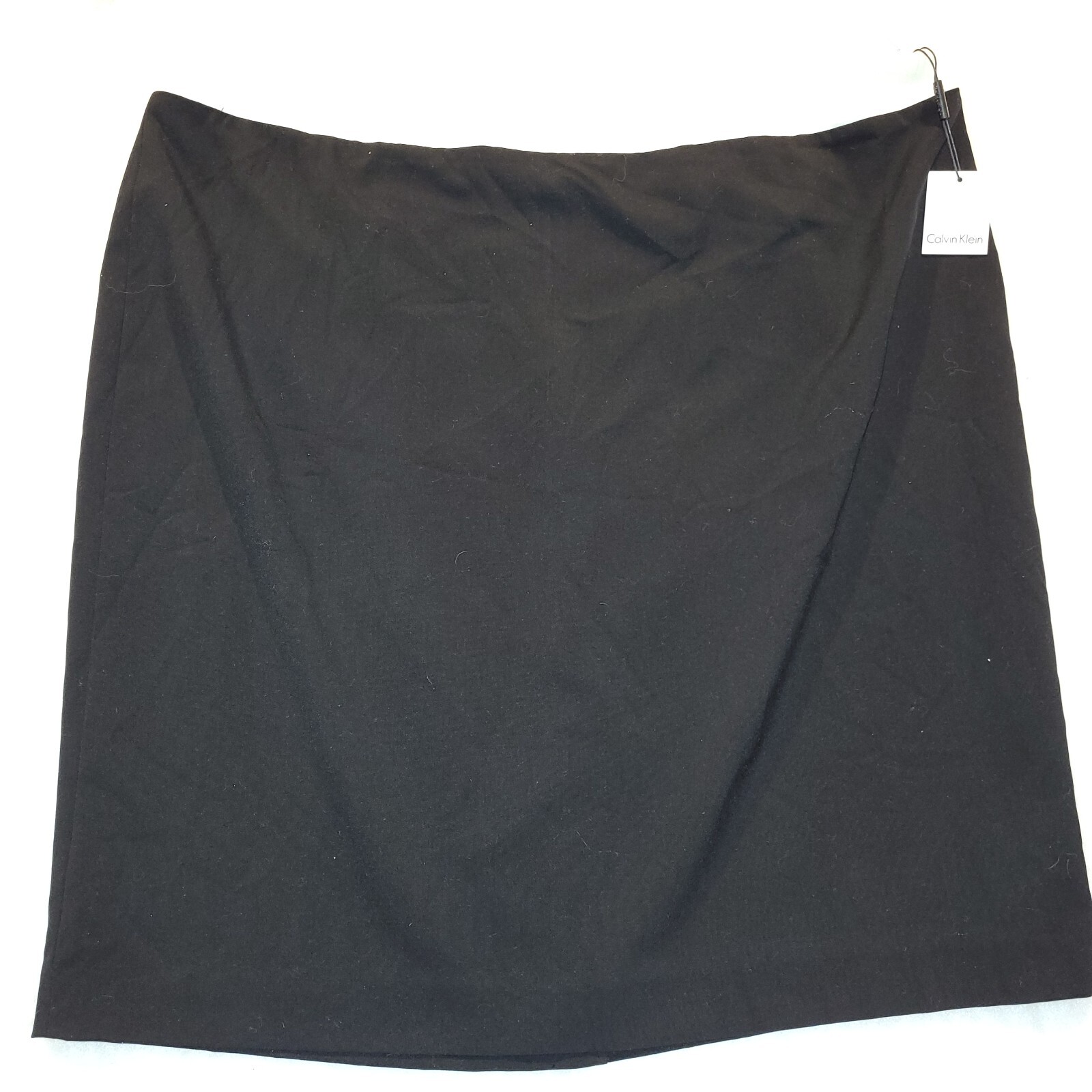 Women's Dress Skirt Black Size 20W Calvin Klein Lined Lightweight NWT
