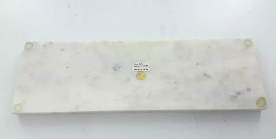 Currey & Company, Everett White Rectangular Tray