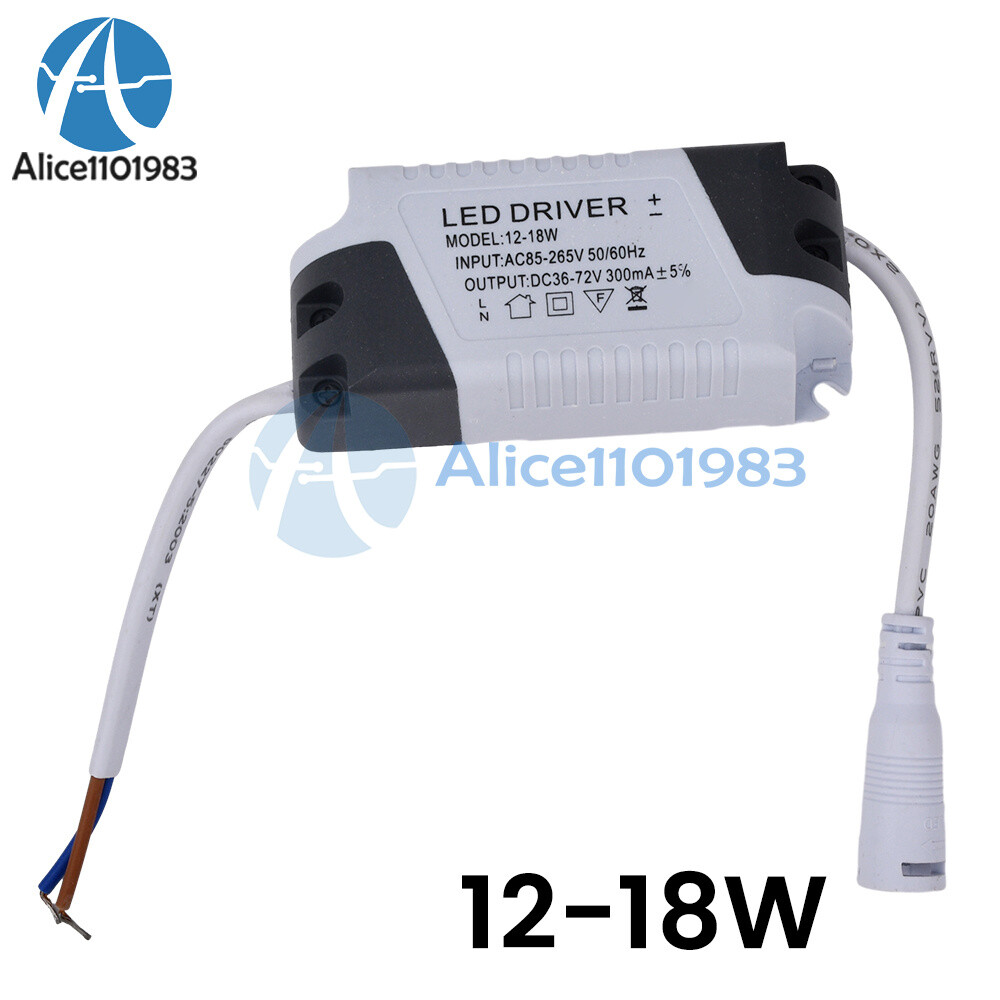 LED Panel Driver Ceiling Light AC85-265V 3-36W Transformer Power Supply Adapter