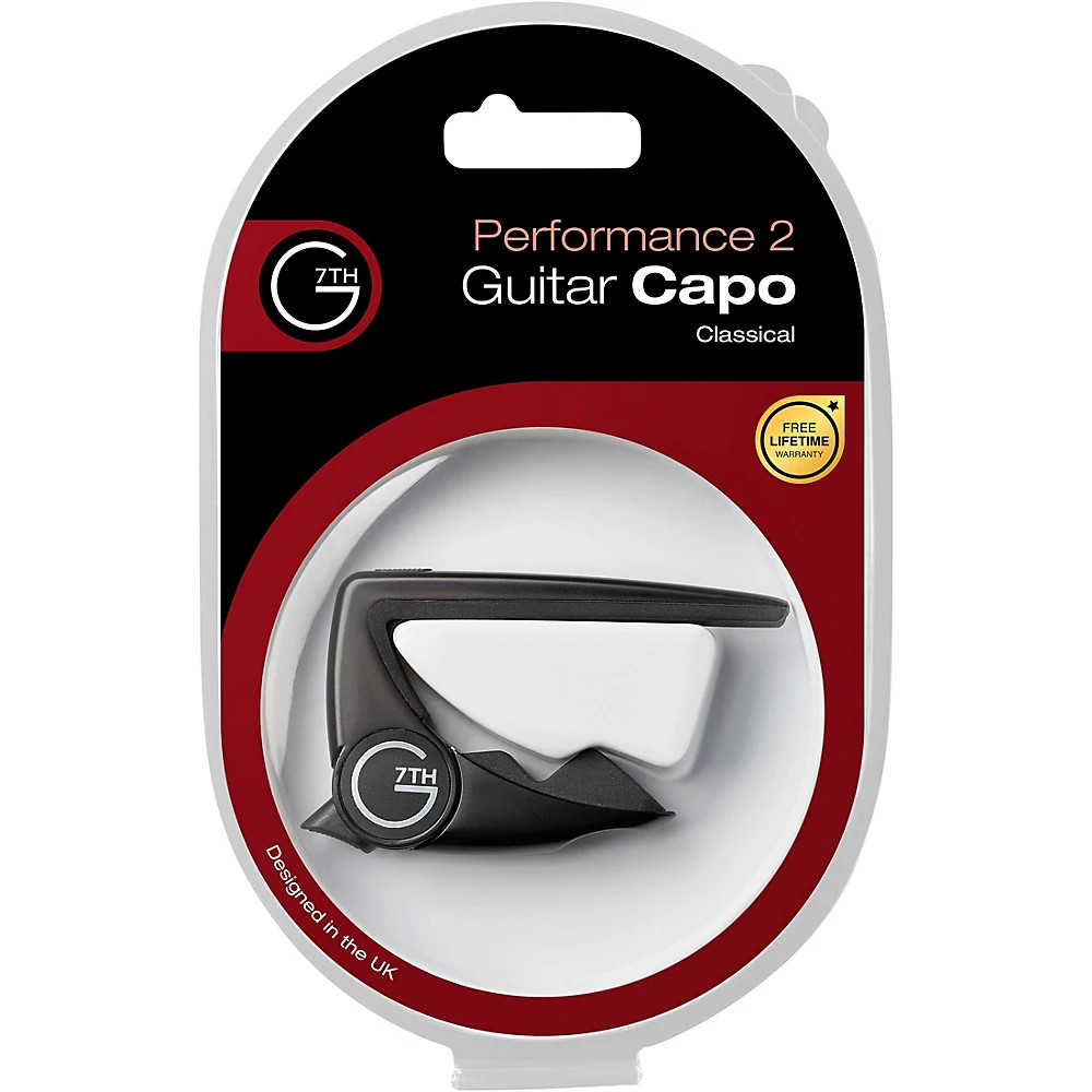G7th Performance 2 Classical Guitar Capo Black