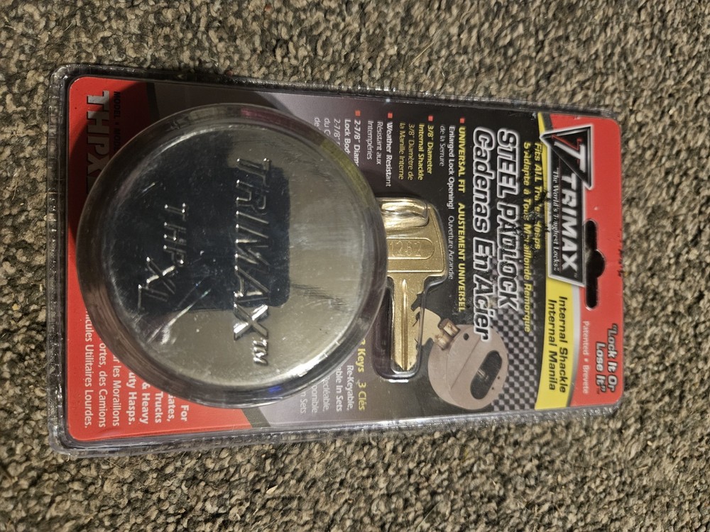 Trimax Steel Padlock