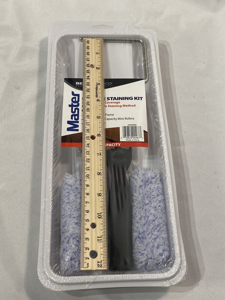 bestt liebco master spindle staining kit high capacity 12" mini roller & tray