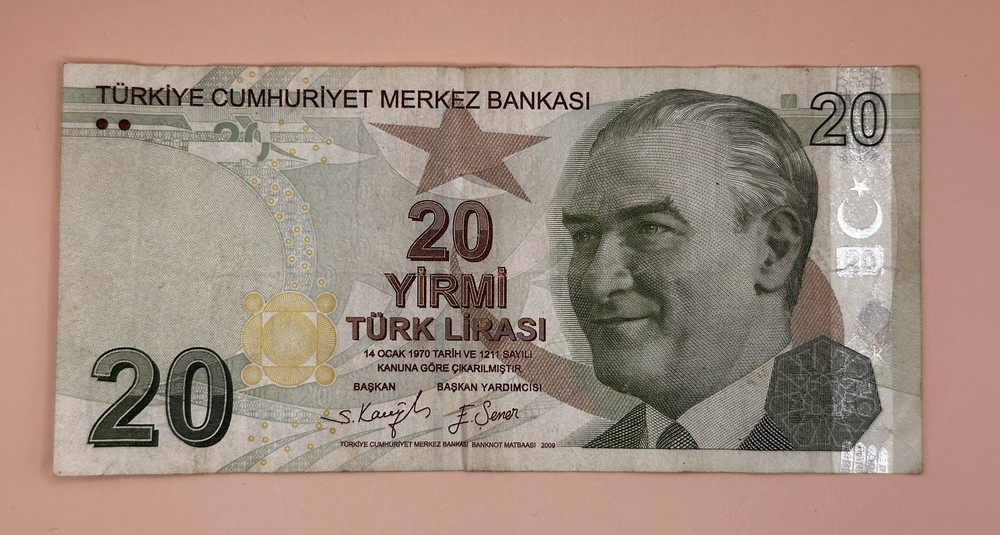 Turkey 20 Lira (P224)