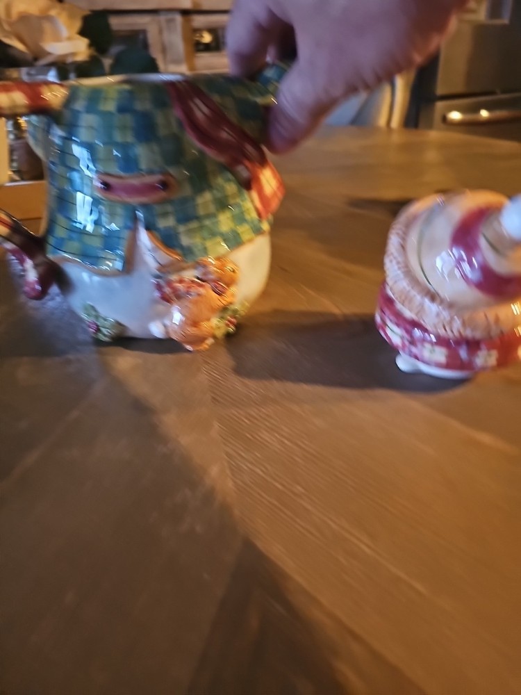 Snowman Man Teapot