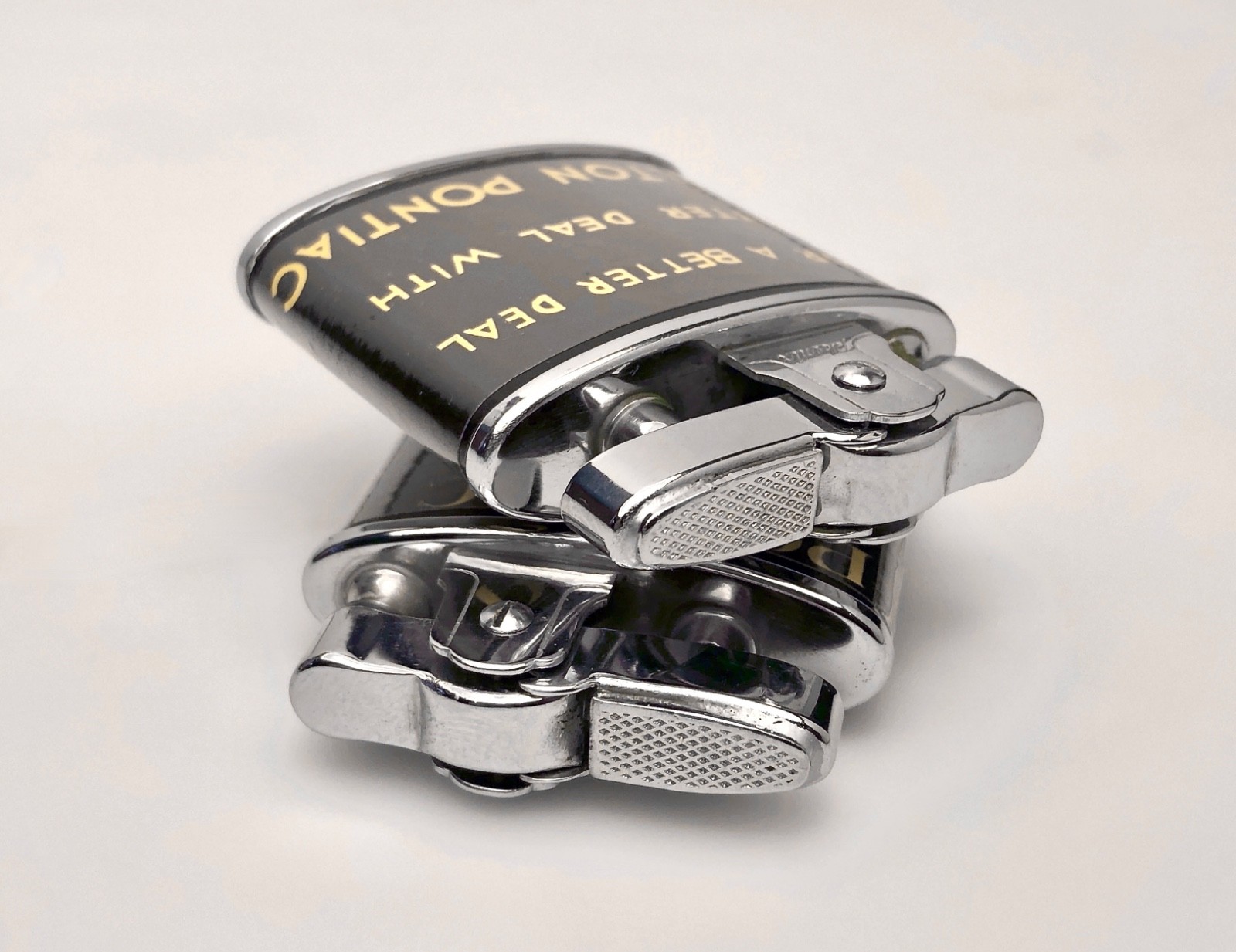 NIB 1950's Dalton Pontiac Cigarette Lighter • Phemix Automatic Superlighter