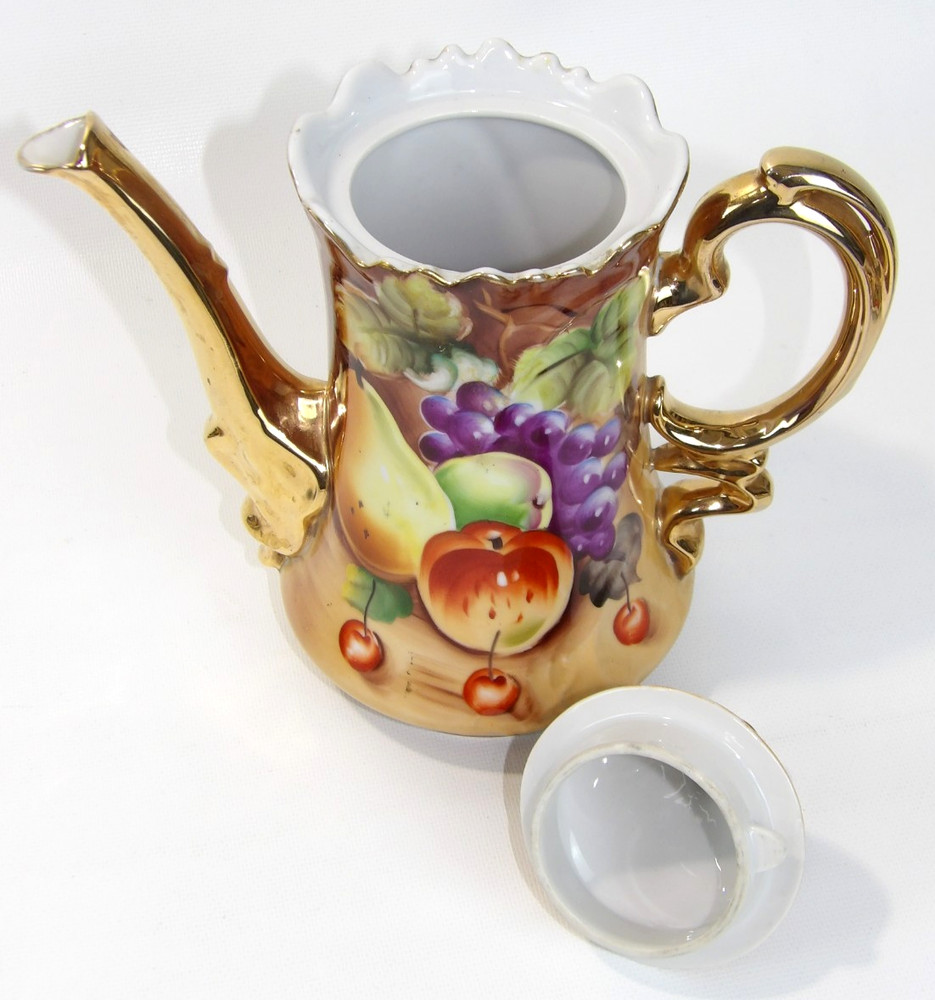 Vintage Lefton Heritage Fruit 8 Piece Assorted Serving Set