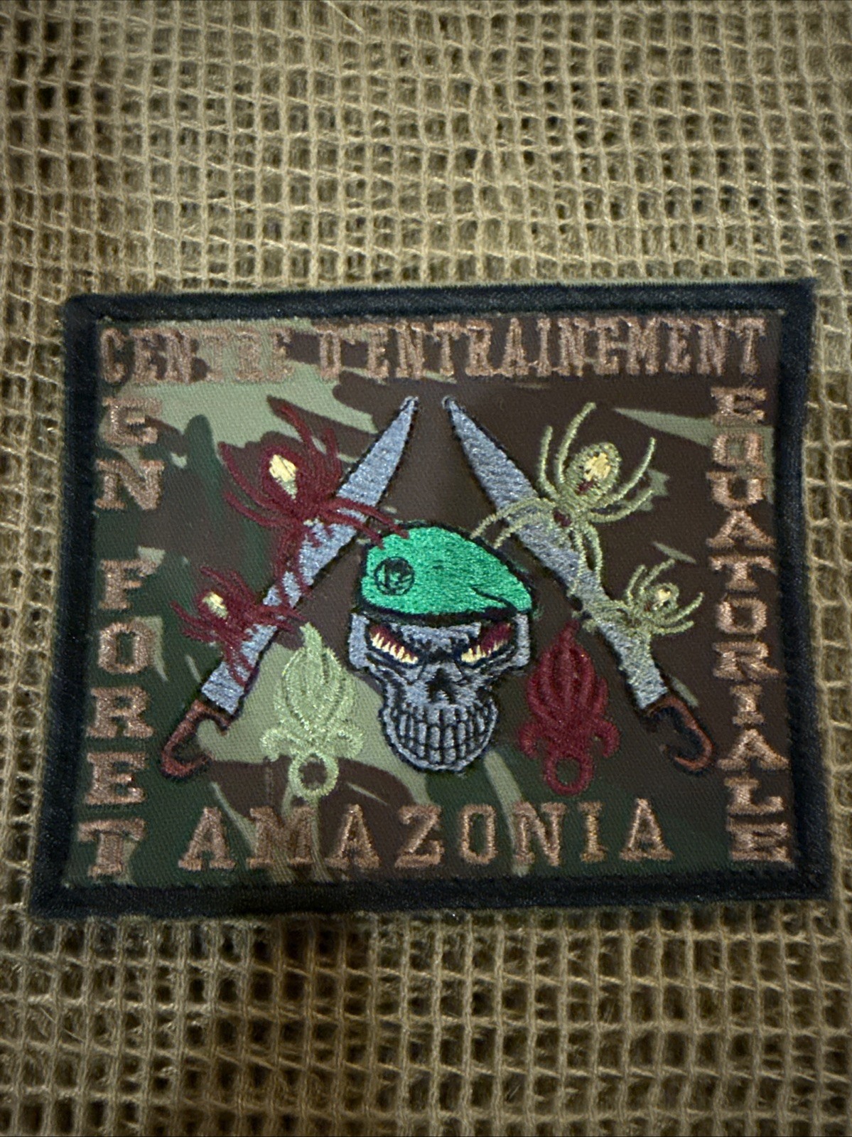 French Army Jungle Warfare Training Center Camo  Patch