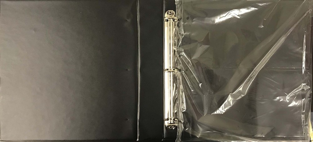 Supersafe Size 10 First Day Cover Album FDC Binder Black Horizontal Quality Page