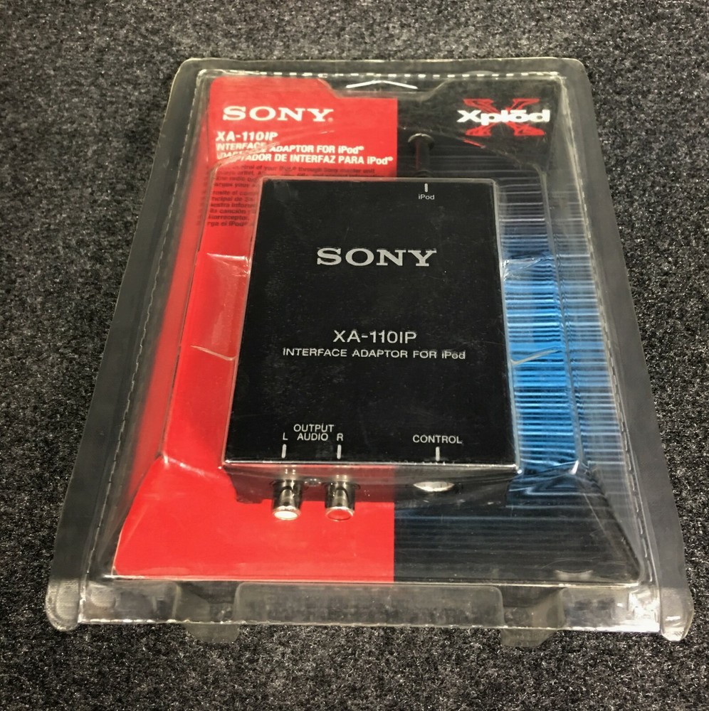 SONY XA-110IP INTERFACE ADAPTOR FOR iPOD SONY Xplod NEW