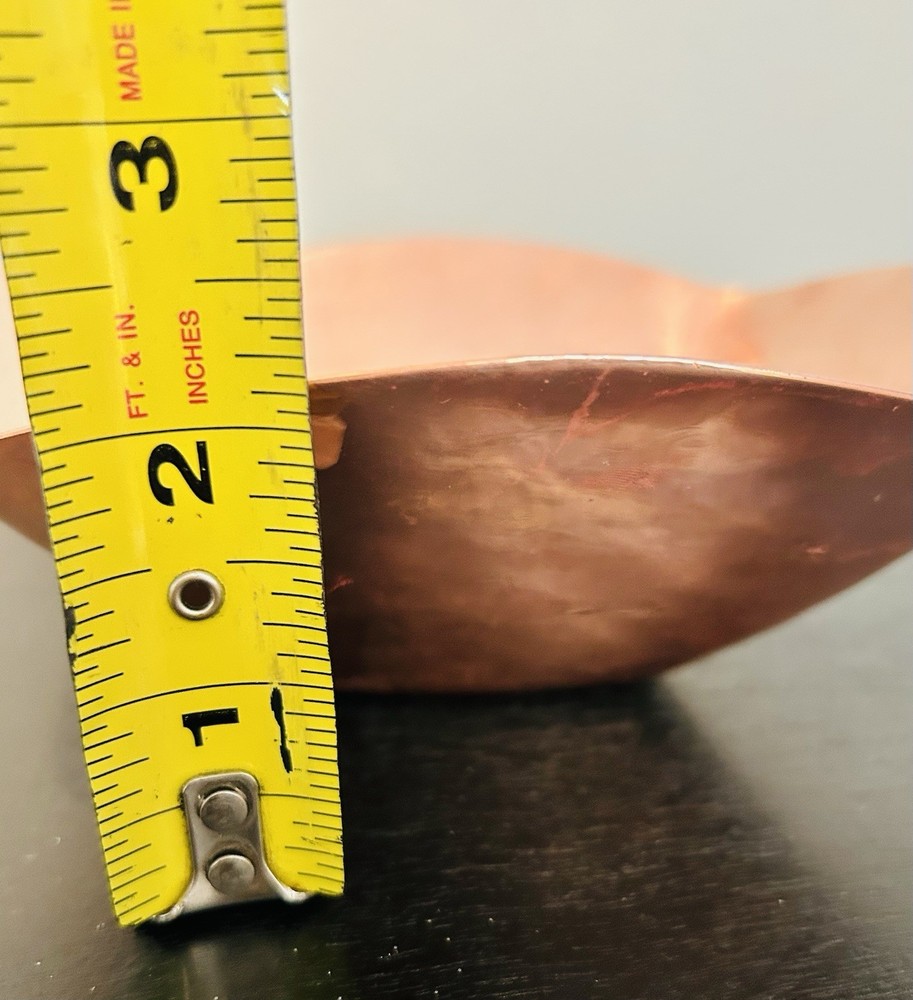 Rare Simon Pearce 6” Copper Square Bowl