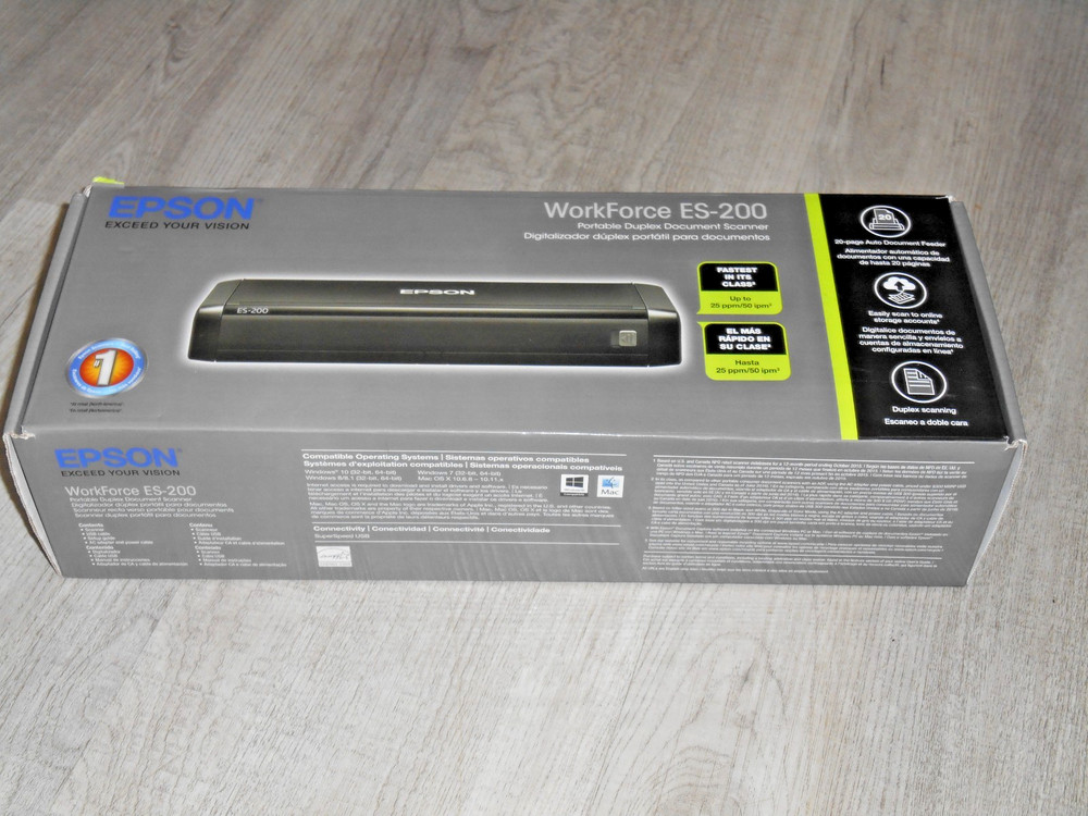 Epson WorkForce ES-200 Document Scanner