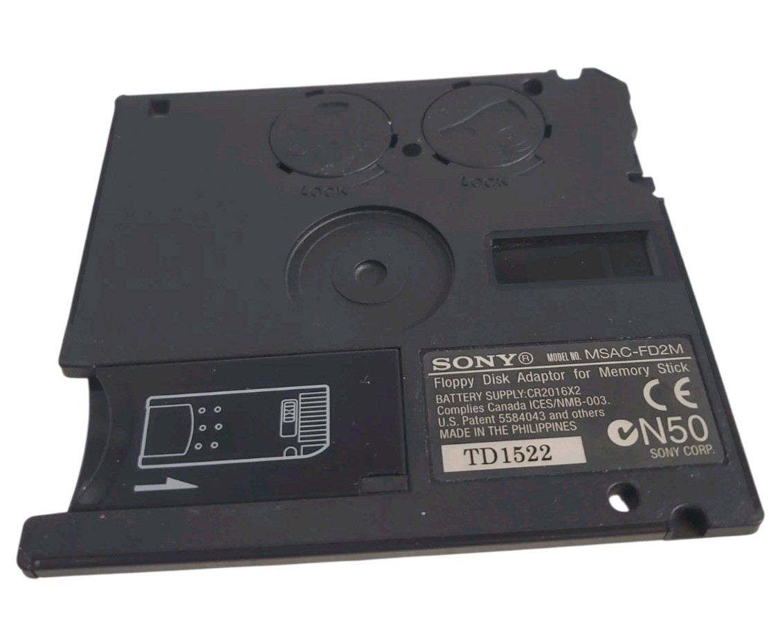 Sony MSAC-FD2M Floppy Disk Adapter for Memory Stick Mavica Flash UNTESTED