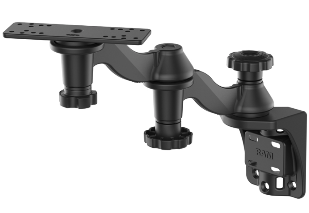 RAM-109V-1U RAM Vertical 12" Swing Arm Mount for Fishfinders & Plotters