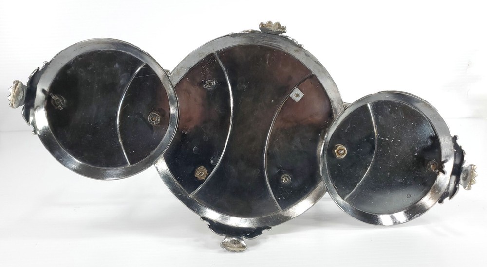 Fancy Antique Silverplate Serving Piece with Elephant Design