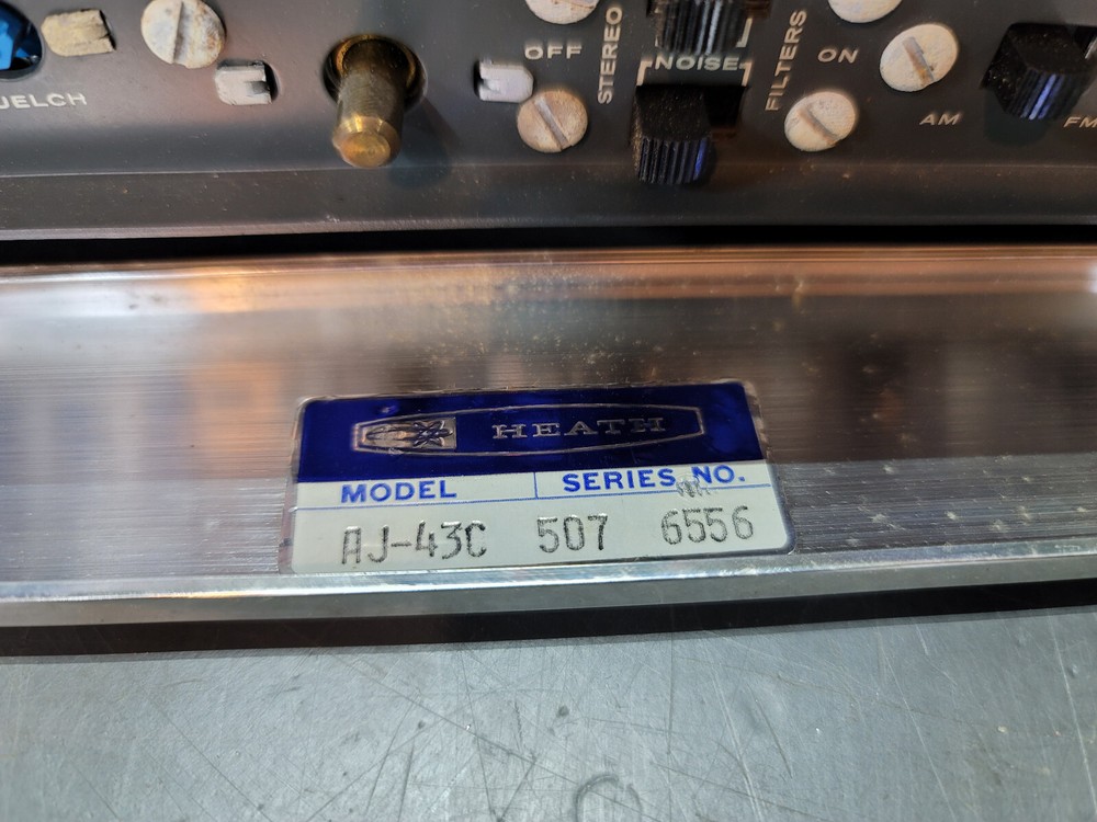 Heathkit Model # AJ-43C AM / FM Stereo Solid State Tuner-Variable Output-AS-IS