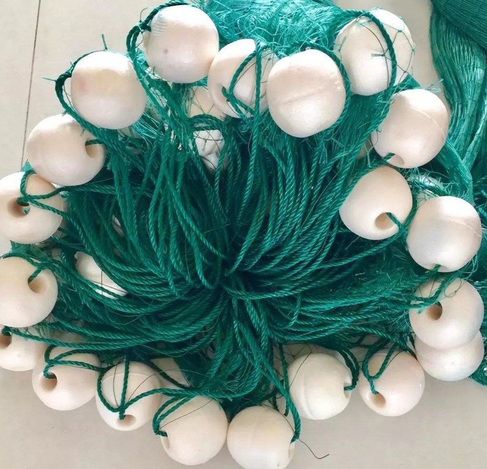 Green Mesh 2.5x2.5cm Customize Hand Made Beach seine/ Drag Nets