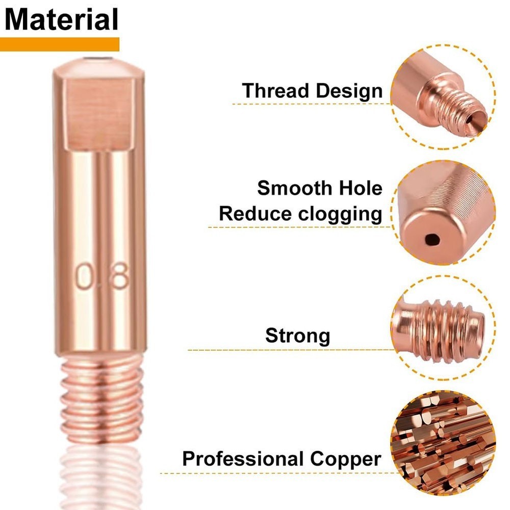 Multi Model Compatible Welding Torch Nozzle Set with Easy Use Features