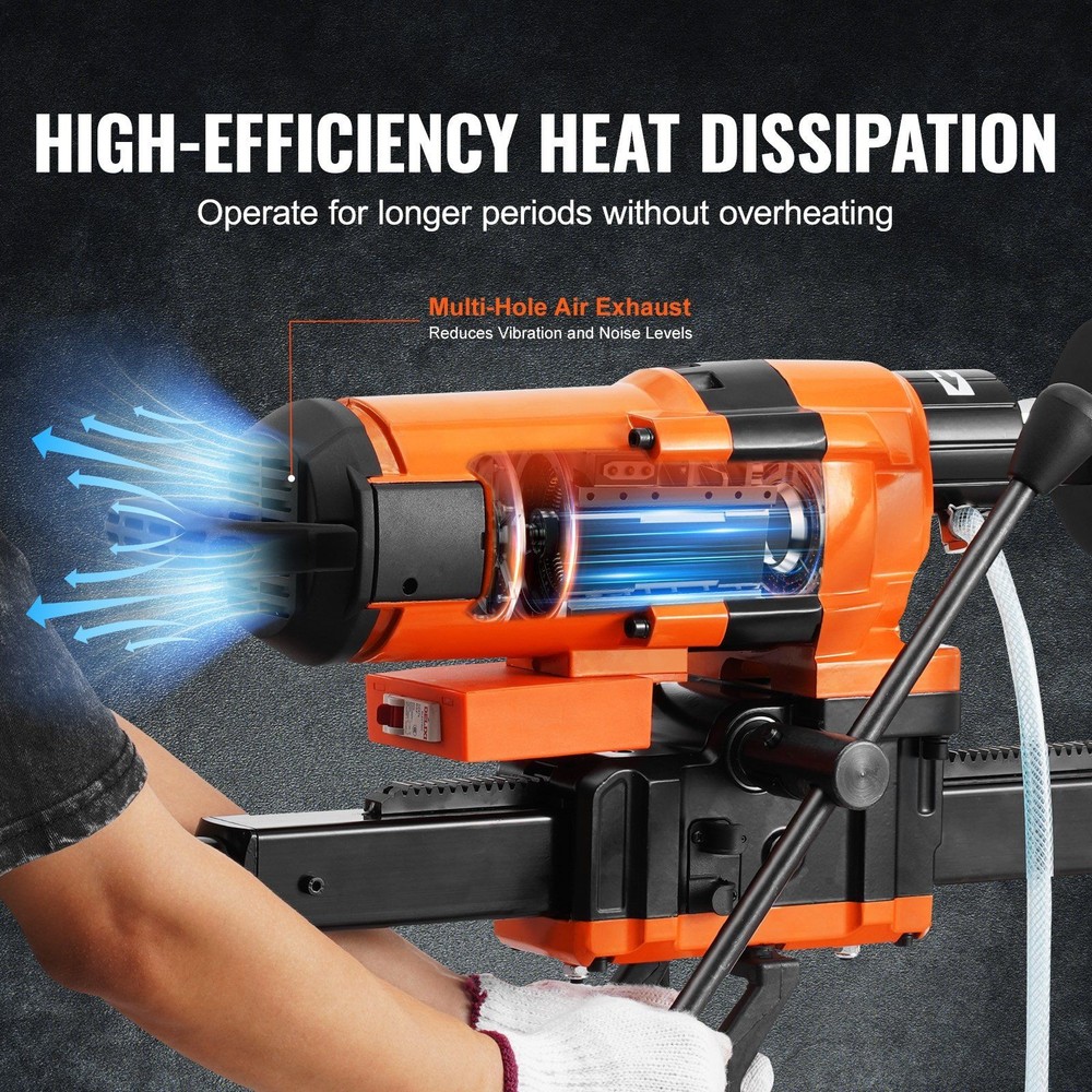 3500W Universal Core Drill 0.8-11.8in Multi Material with Stand