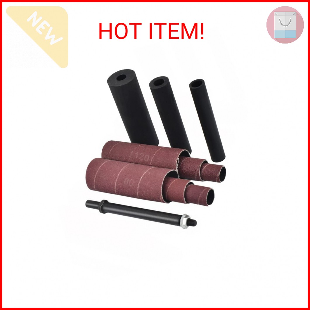 scottchen PRO Spindle Sander Adaptor 4-1/2" x 1/2" with Rubber Sanding Drum Kit