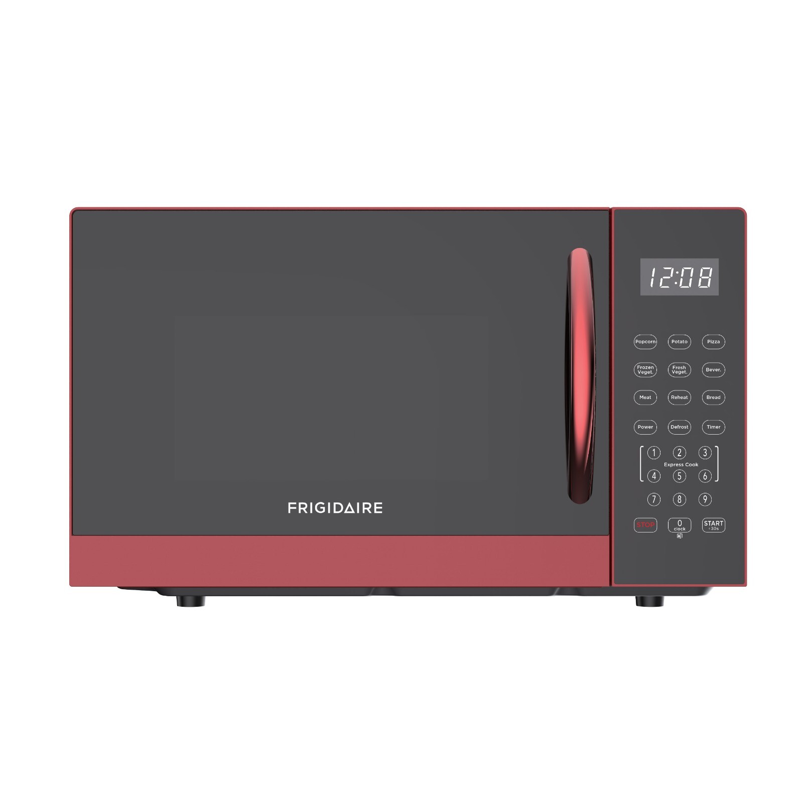 Frigidaire 0.9 Cu Ft Red Countertop Microwave Oven Compact & Powerful Microwave
