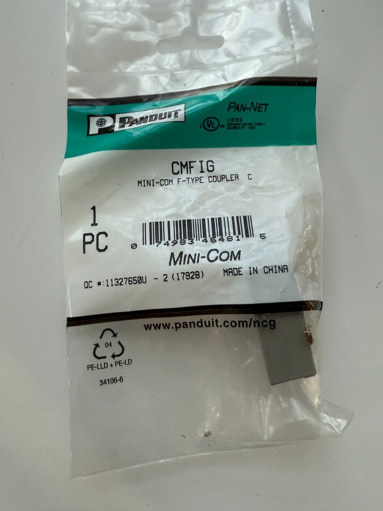 Panduit Inserts Cat 3 Cat 5e Cat 6 Coax Faceplates Bundle