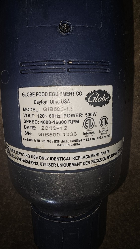 Globe mixer GIB500 Used