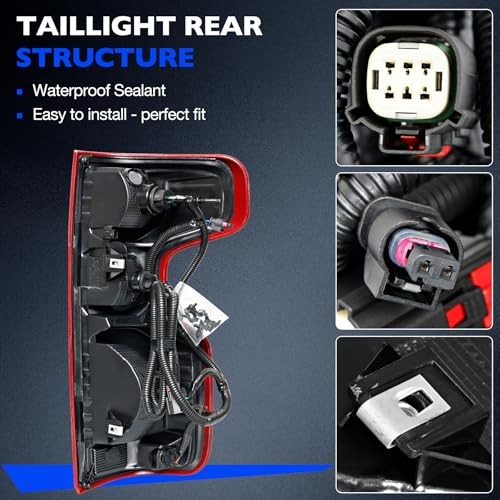 Tail light Halogen Compatible with Chevy 2019-2025 Halogen -Driver Side