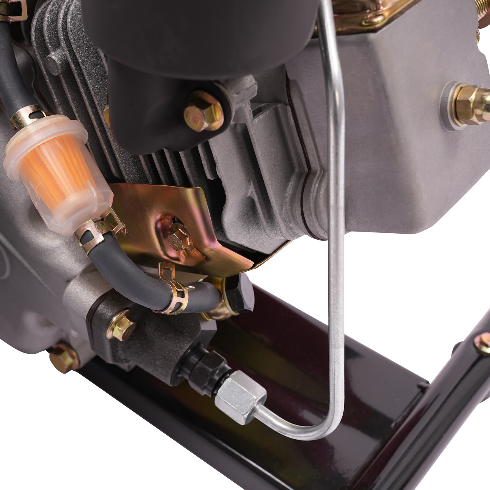 4L 2 inch Water Pump Water Transfer Pump 4-Strok Diesel Water Pump + Water Pipe