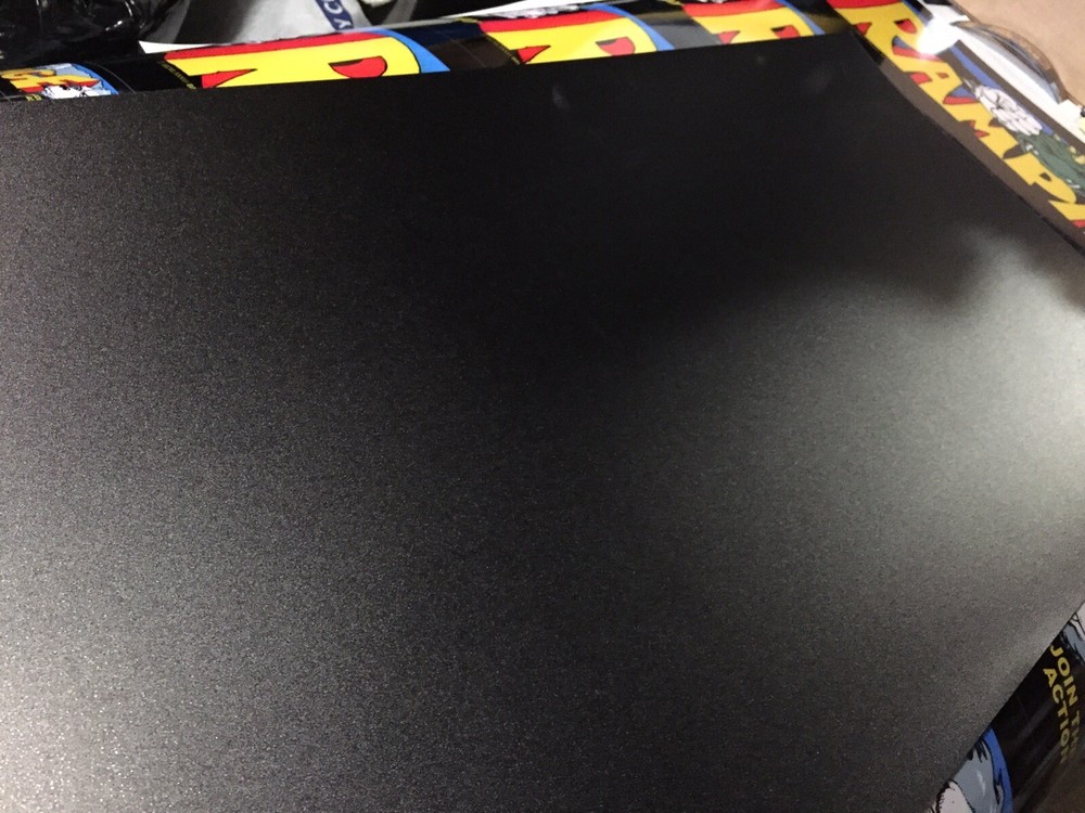Generic Black Blank Laminated Arcade Control Panel Overlay 30” X 17” (cpo)
