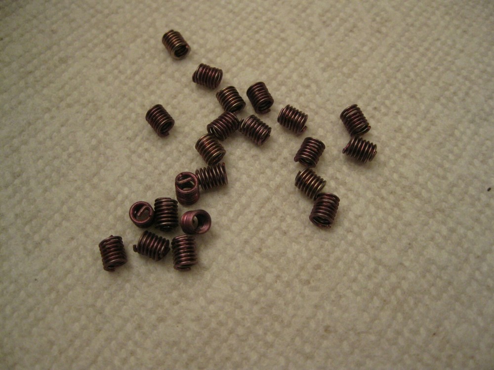 #6-32 x .276 Helicoil Screw-Locking Thread Insert 22pc Lot