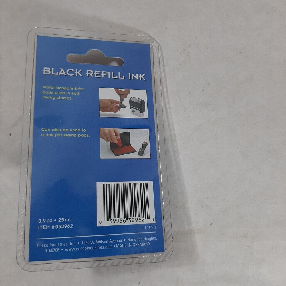 Refill Ink Black Self-Inking 2000 PLUS 25cc 0.9 fl oz