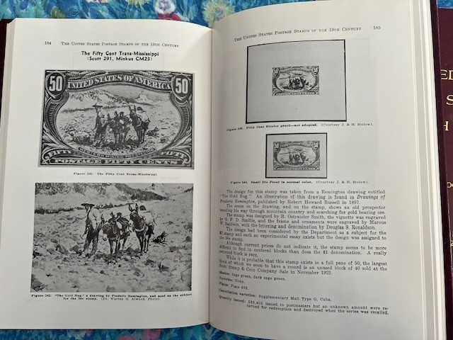 US POSTAGE STAMPS OF THE 19TH CENTURY BY LESTER G. BROOKMAN 1989 VOL. 1, 2 & 3
