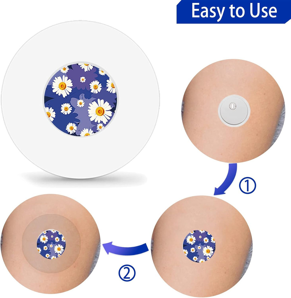 HONYOU 40Pack Libre 3 plus Sensor Covers Waterproof Freestyle Sensor Stickers Se