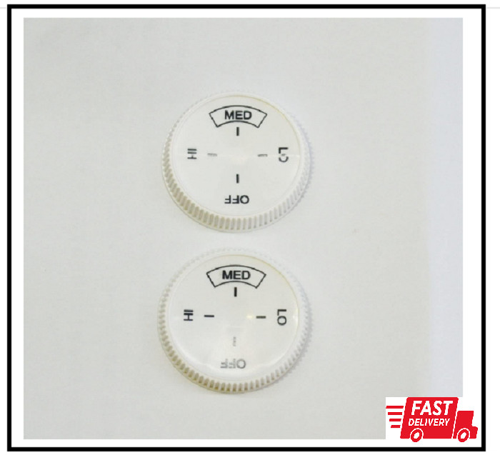 2PCS Baseboard Heater Thermostat Temperature Control Dial Knob Replacement, Base