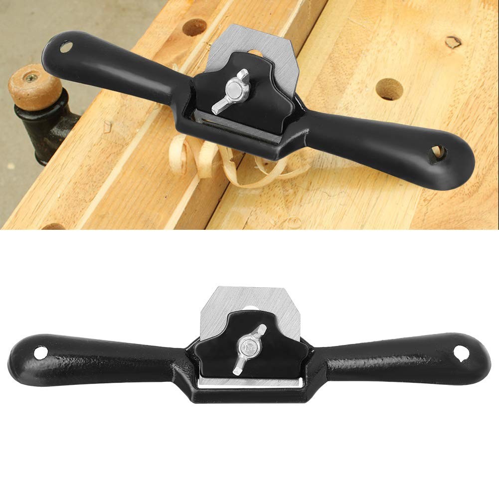 Plane Spokeshave Woodworking Hand Trimmer Plane, Black/White New