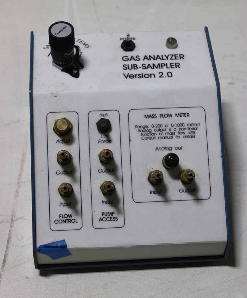 SABLE SYSTEMS GAS ANALYZER SUB SAMPLER VERSION 2.0