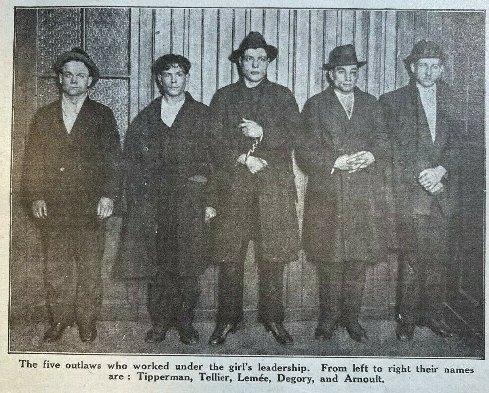 1921 Henriette Miffone Girl Bandit of Suresnes illustrated