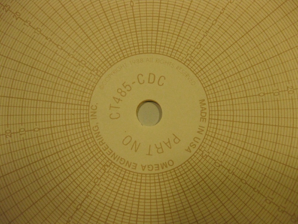 Omega Engineering CT485-CDC Circular Chart (Pack of 20)