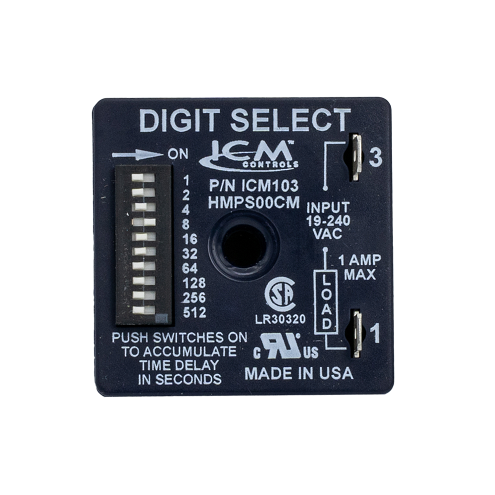 ICM Controls ICM103B 1-1,023 Time Relay, Delay-on-Make Timer