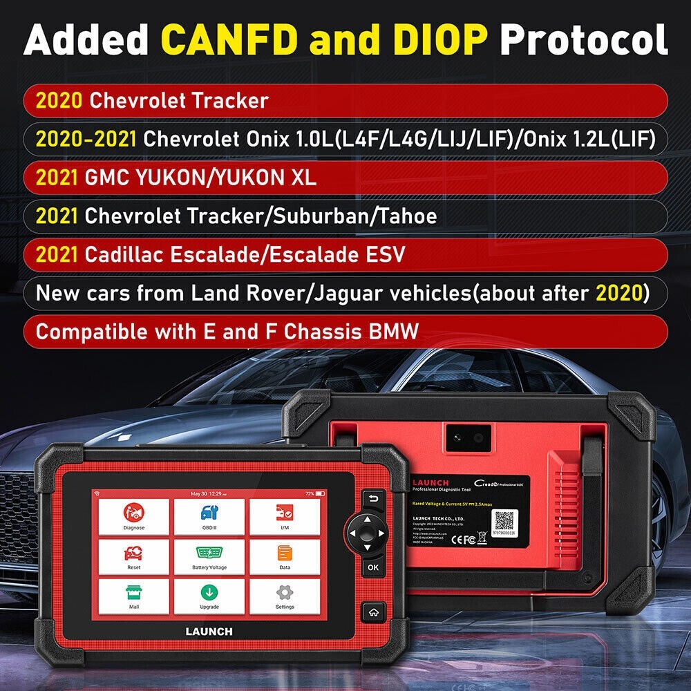 LAUNCH CRP919E Auto OBD2 Bidirectional Full System Scanner Diagnostic Key Coding