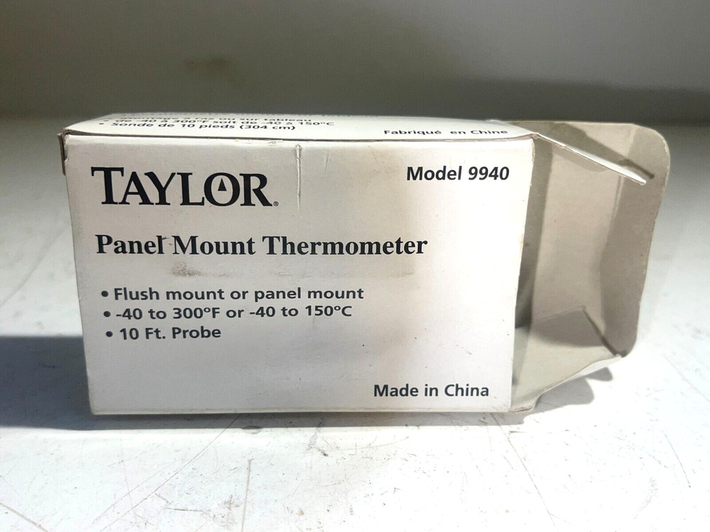 Taylor Digital Panel Mount Thermometer - Model 9940