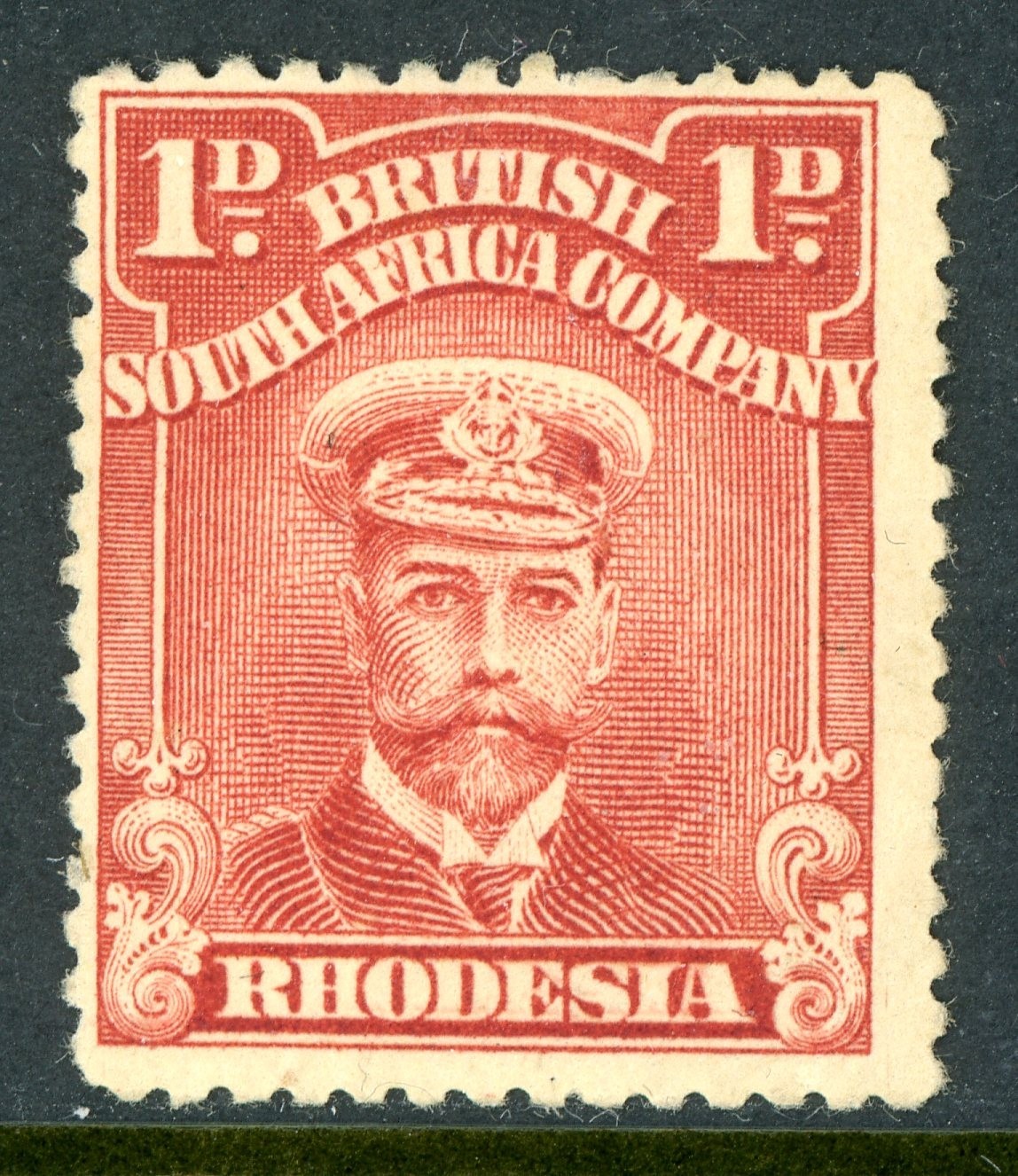 Rhodesia 1913 British KGV 1p Brown Red SG #192 Mint S729