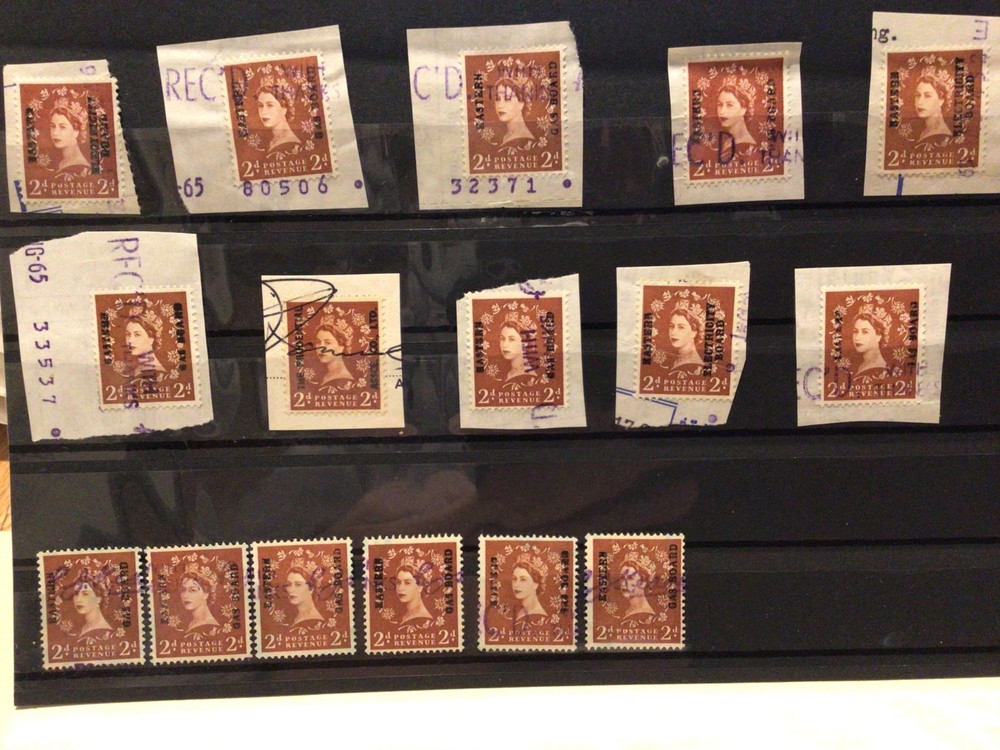 Great Britain Wildings overprints stamps Ref A97