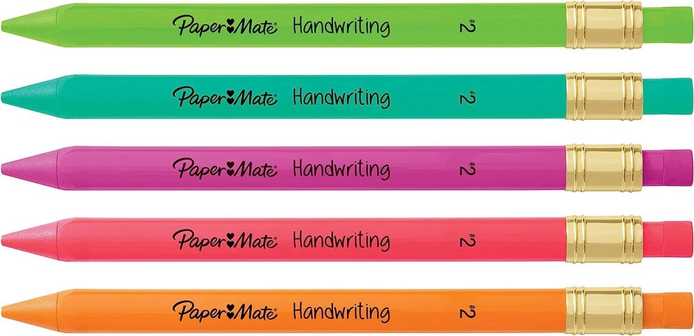 Paper Mate Handwriting Triangular Mechanical Pencil Set with Lead & Eraser Refil