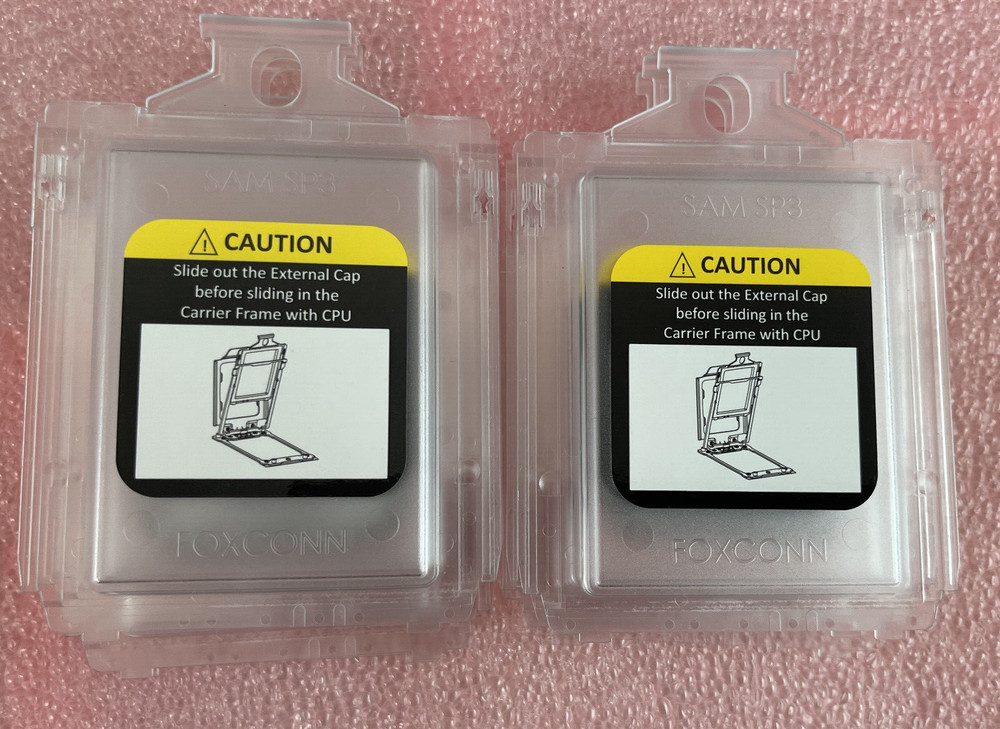 Lot 3xAMD EYPC Sam SP3 CPU Socket Protector Cap Cover Processor Socket Cover