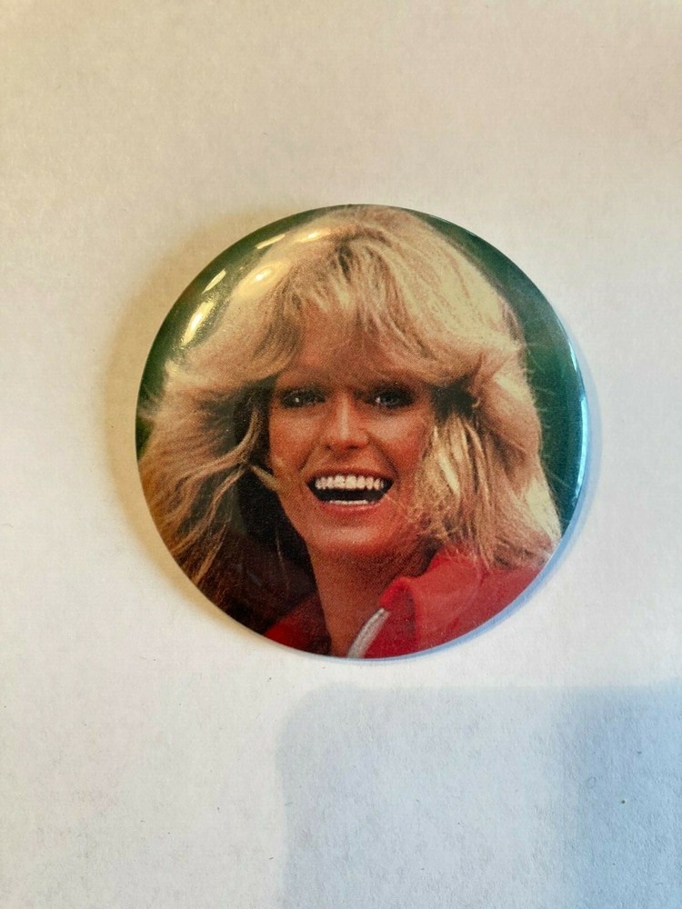 Farah Fawcett 3 Inch Pinback Button