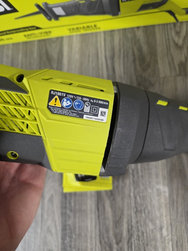 Ryobi RJ186V 3.5 Amp Variable Speed Jigsaw - Precision Cutting, Lightweight OB2