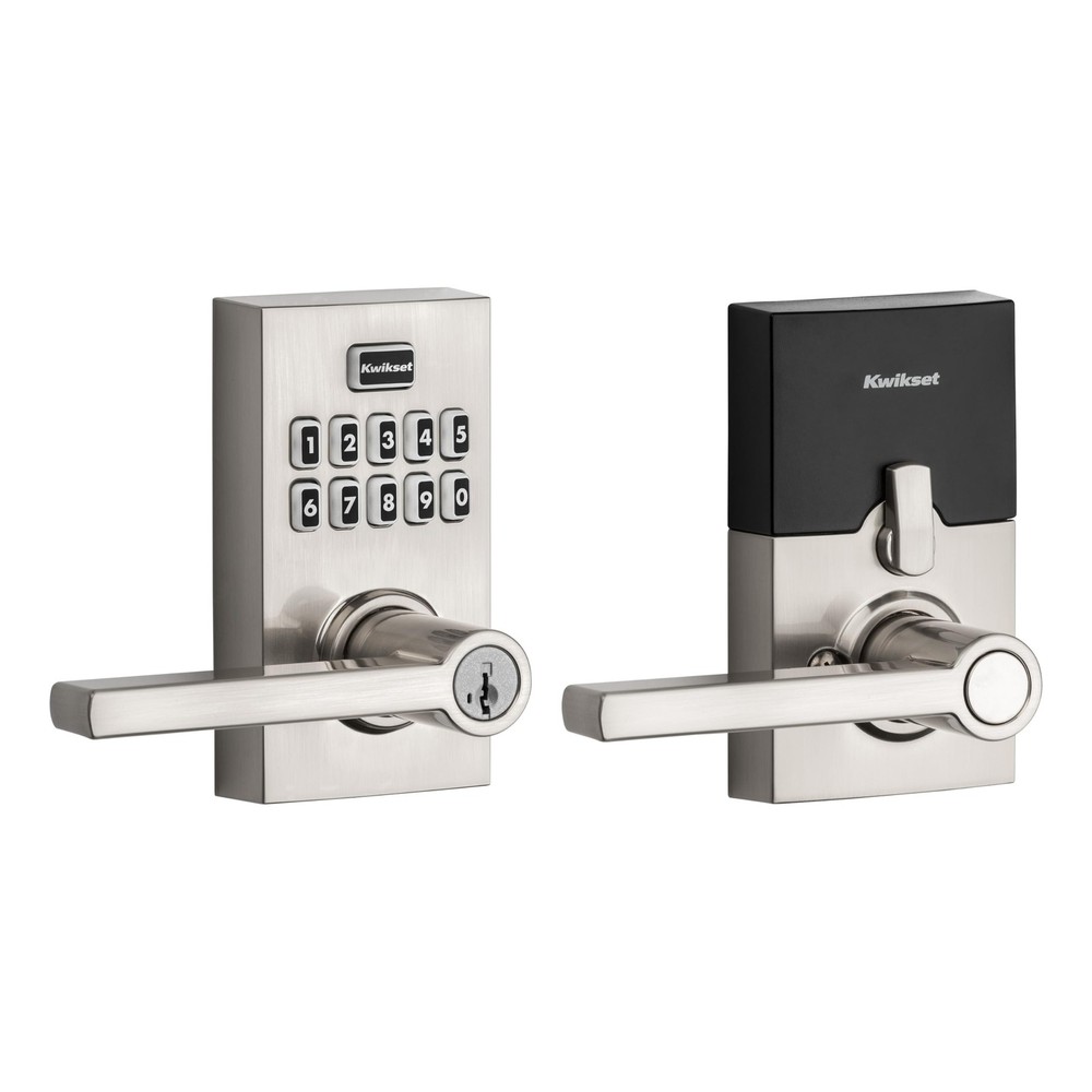 Kwikset SmartCode 917 Keypad Keyless Entry Lever Lock Satin Nickel SmartKey Secu