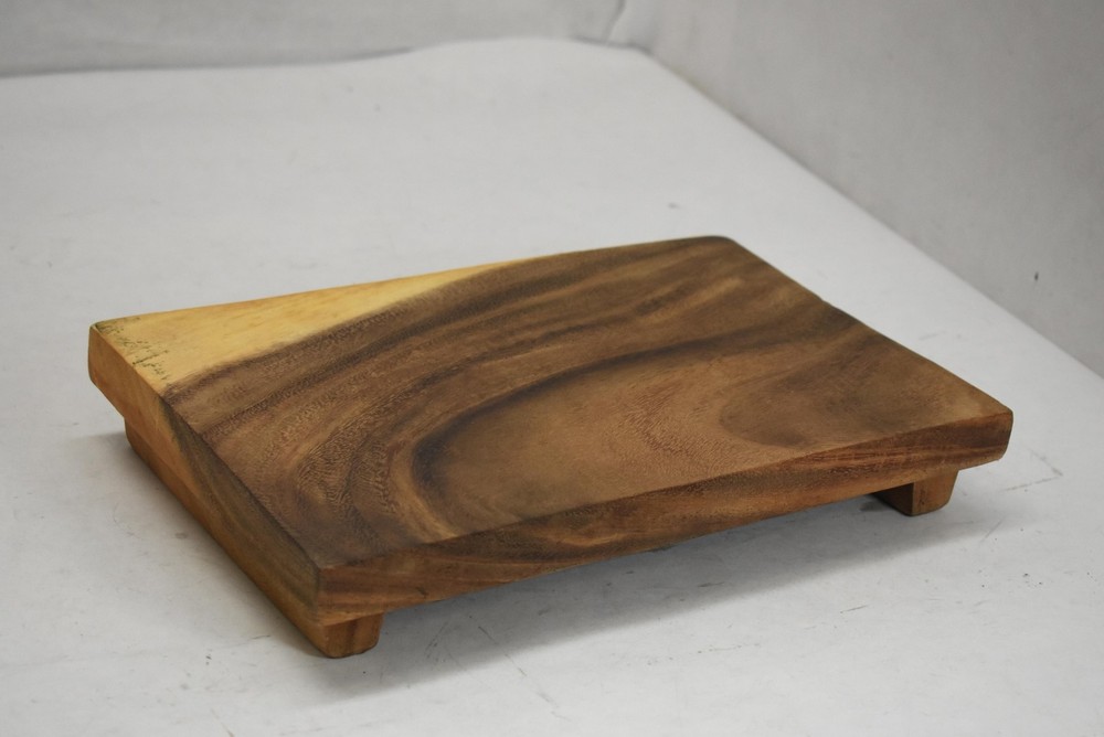 Twine Living Co Wood Serving Board Riser Rectangular Made In Thailand Kitchen